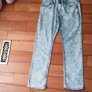 Buffalo David Bitton Light Wash Straight Jeans